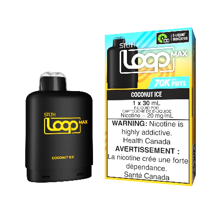 STLTH Loop 70K Pods – Coconut Ice | 70,000 Puffs | 30mL