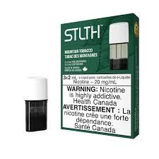 STLTH POD CARTRIDGE PRE-FILLED 3 PIECE PACK - MOUNTAIN TOBACCO
