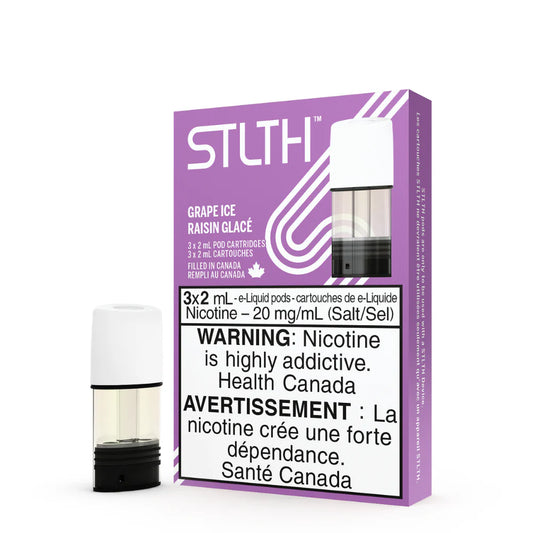 STLTH POD CARTRIDGE PRE-FILLED 3 PIECE PACK - GRAPE ICE