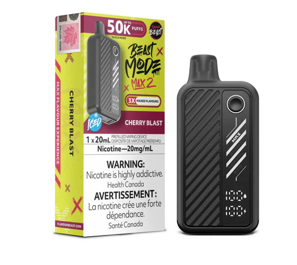 Flavour Beast Beast Mode Max 2 50K - Cherry Blast Iced | 20ML