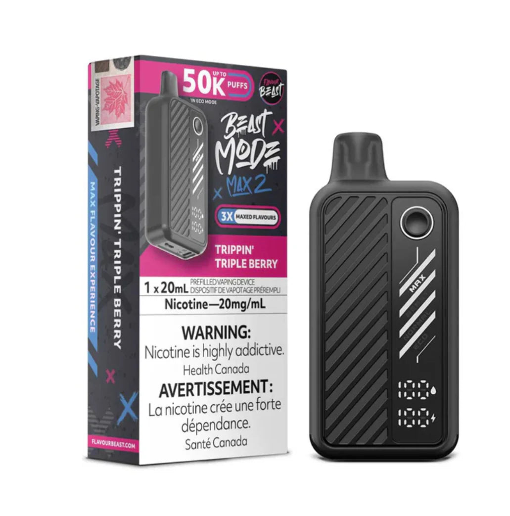 Flavour Beast Beast Mode Max 2 50K - Trippin' Triple Berry | 20ML