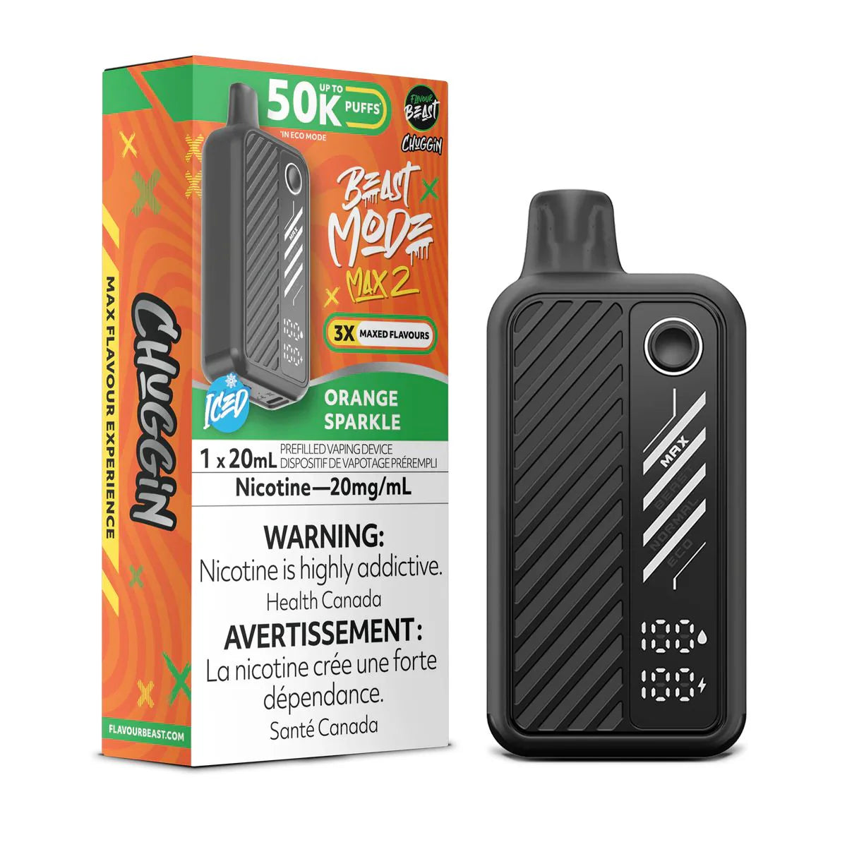 Flavour Beast Beast Mode Max 2 50K - Orange Sparkle | 20ML