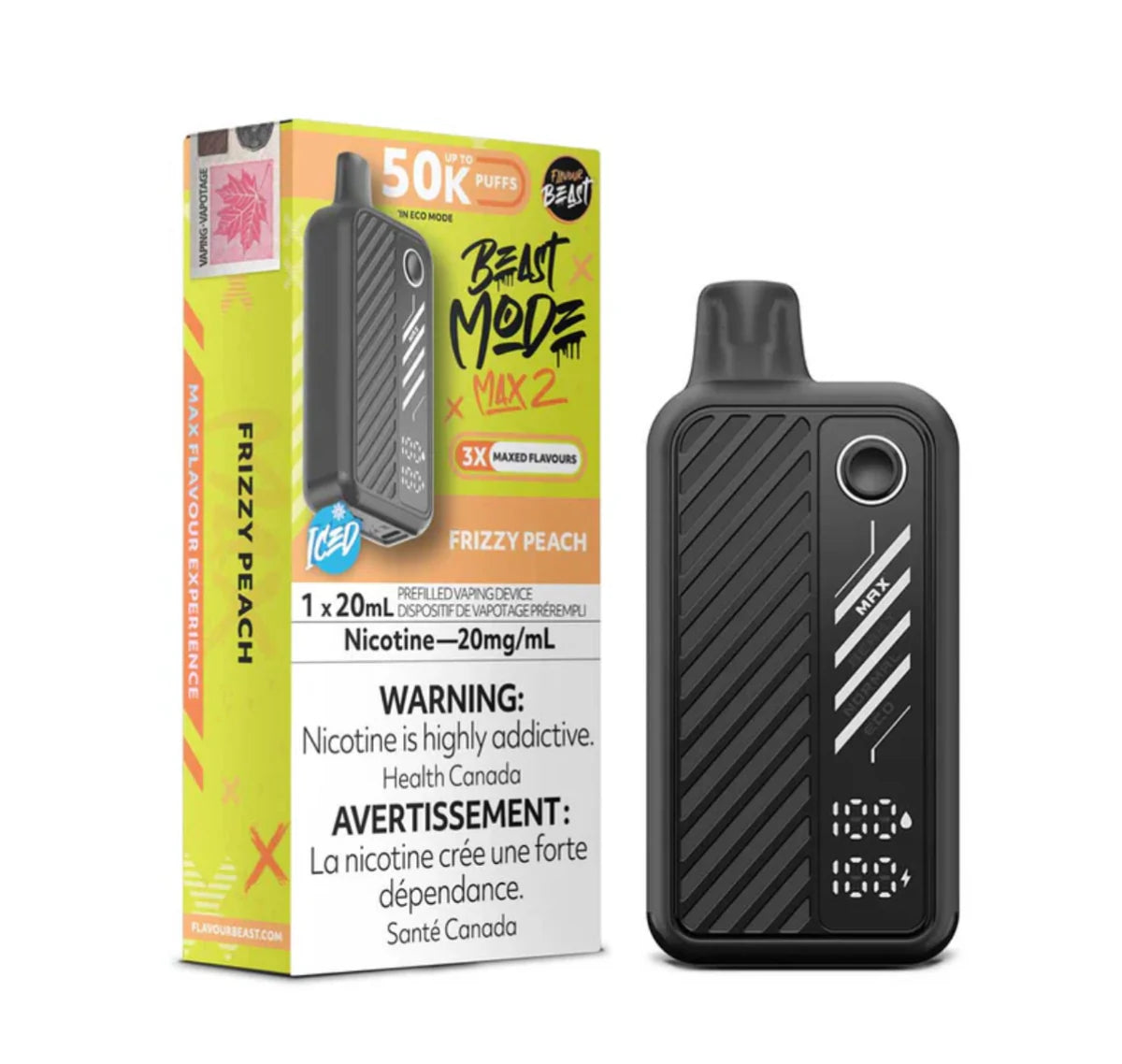 Flavour Beast Beast Mode Max 2 50K - Frizzy Peach | 20ML