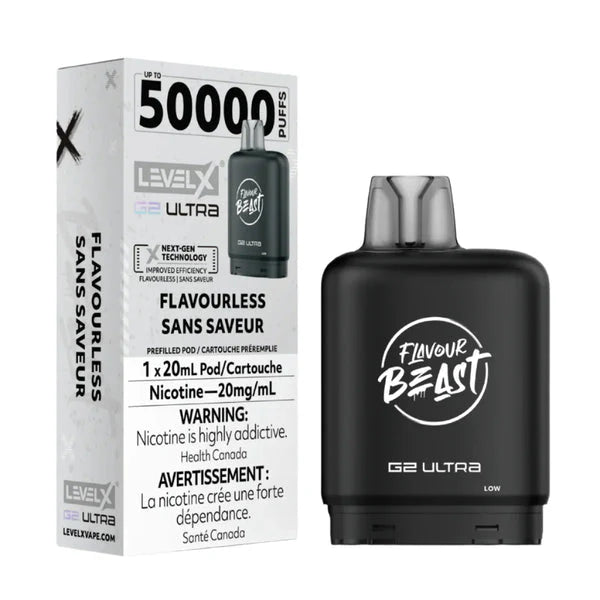 Flavour Beast Level X G2 Ultra 50K Puffs | Flavourless