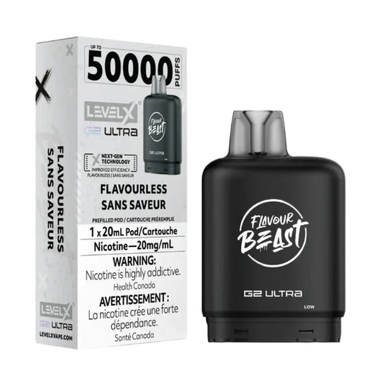 Flavour Beast Level X G2 Ultra 50K Puffs | Flavourless