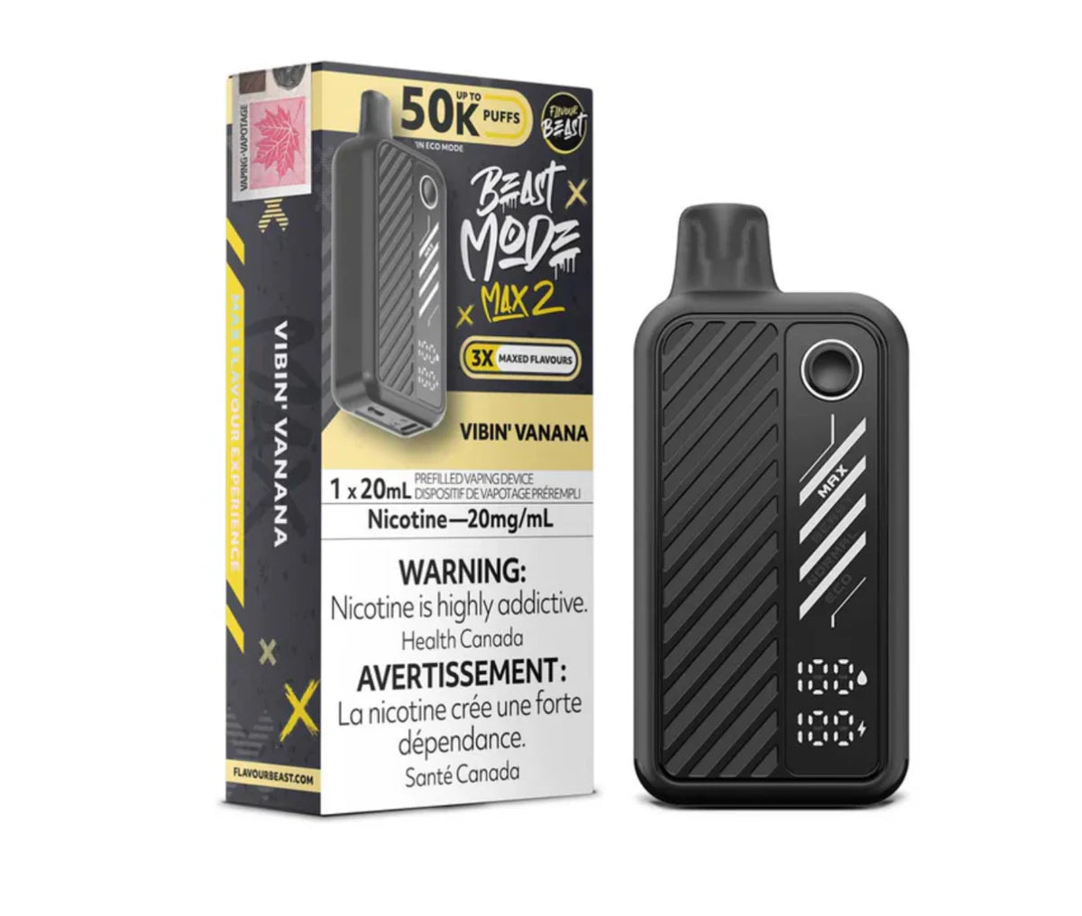 Flavour Beast Beast Mode Max 2 50K - Bussin Banana | 20ML