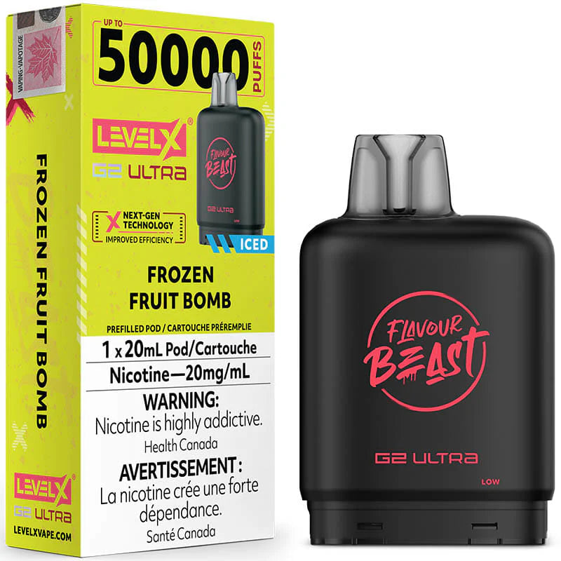 Flavour Beast Level X G2 Ultra 50K Puffs | Frozen Fruit Bomb