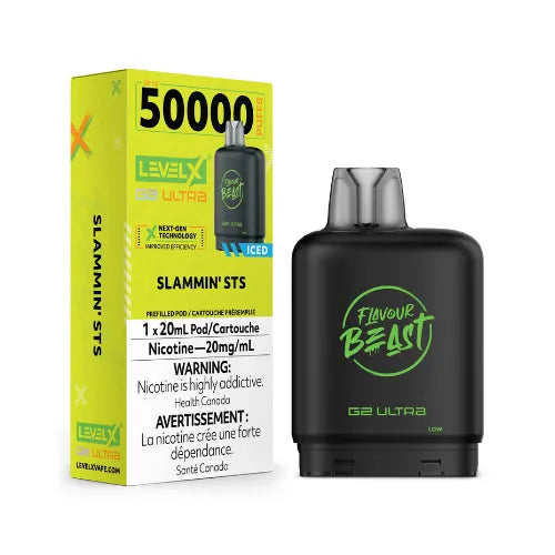 Flavour Beast Level X G2 Ultra 50K Puffs | Slammin’ STS