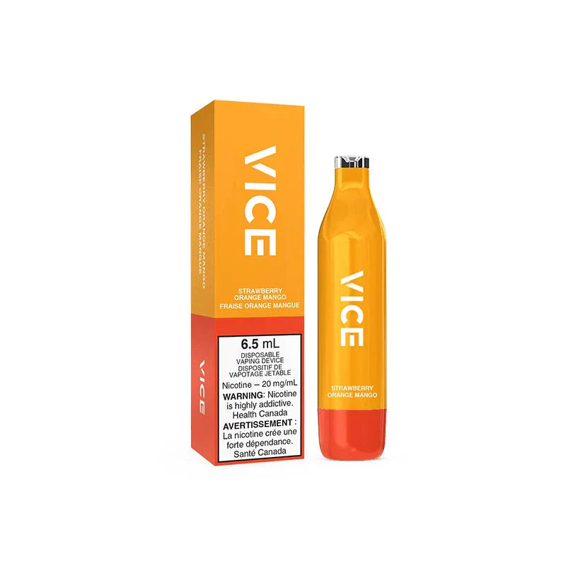 VICE 2500 DISPOSABLE VAPE - STRAWBERRY ORANGE MANGO