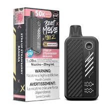 Flavour Beast Beast Mode Max 2 50K -STR8 UP Strawberry Banana | 20Ml