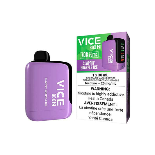 VICE Box 2 70K - Slappin Grapple Ice | 70,000 Puffs | 30mL