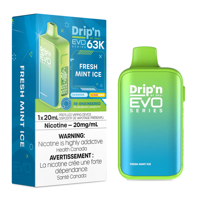 Drip'n Evo Fresh Mint Ice | 63,000 Puffs