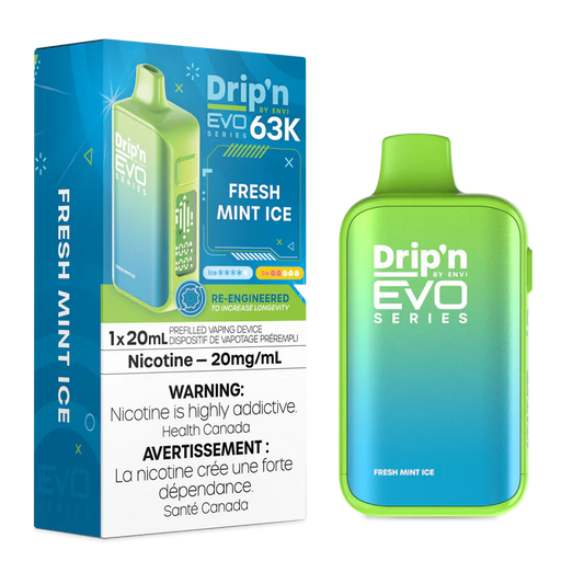 Drip'n Evo Fresh Mint Ice | 63,000 Puffs