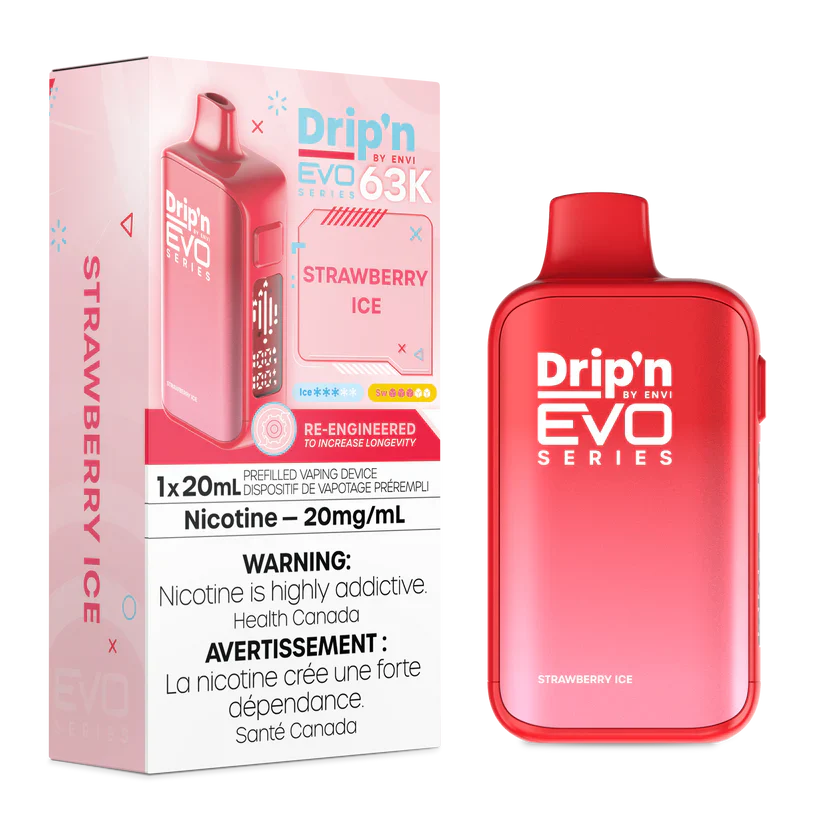 Drip'n Evo Strawberry Ice | 63,000 Puffs