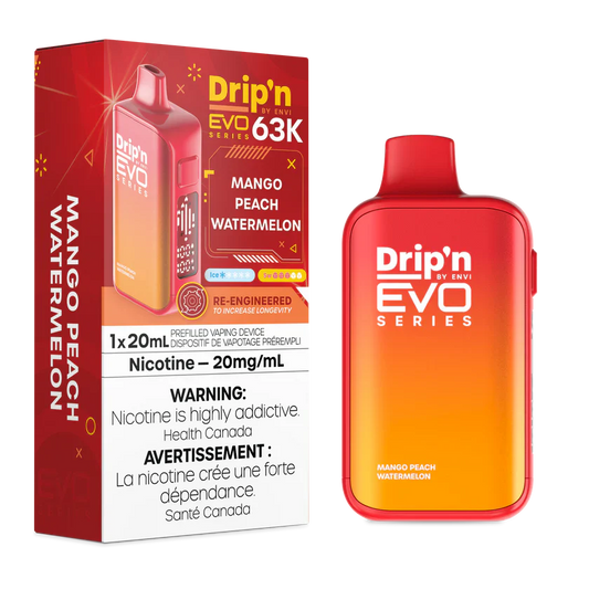 Drip'n Evo Mango Peach Watermelon | 63,000 Puffs