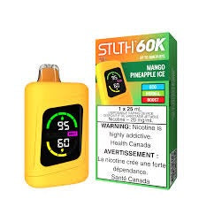 STLTH 60K MANGO PINEAPPLE ICE DISPOSABLE VAPE (60000 PUFFS)