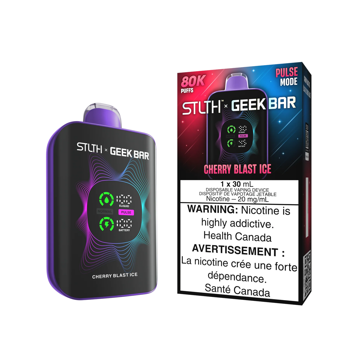 Stlth x geekbar 80k cherry blast ice