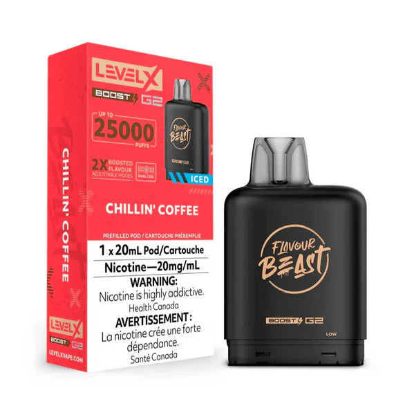 Level x 25k chillin coffee
