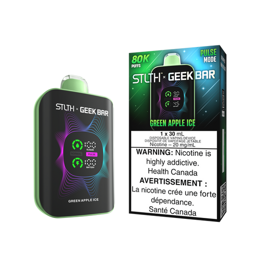 Stlth x geekbar 80k green Apple ice