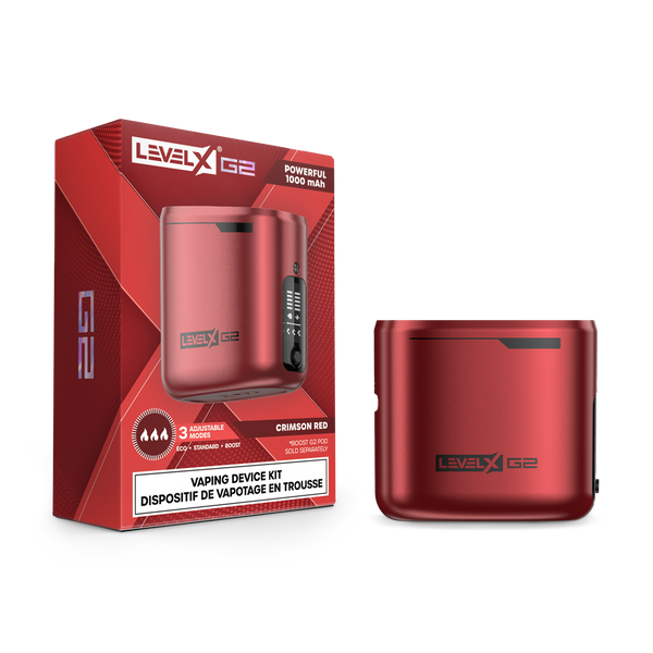 Level x g2 crimson red