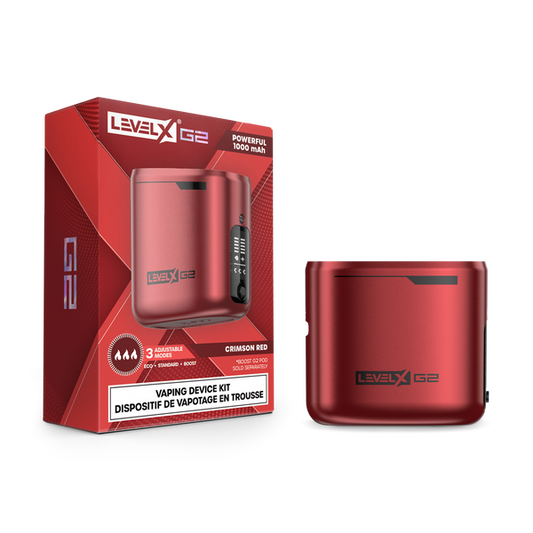 Level x g2 crimson red