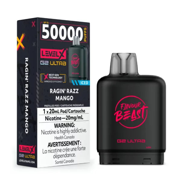 Level x g2 ultra 50k ragin razz mango