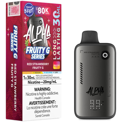 Flavour beast Alpha fruity G series 80k red strawberry fruity g