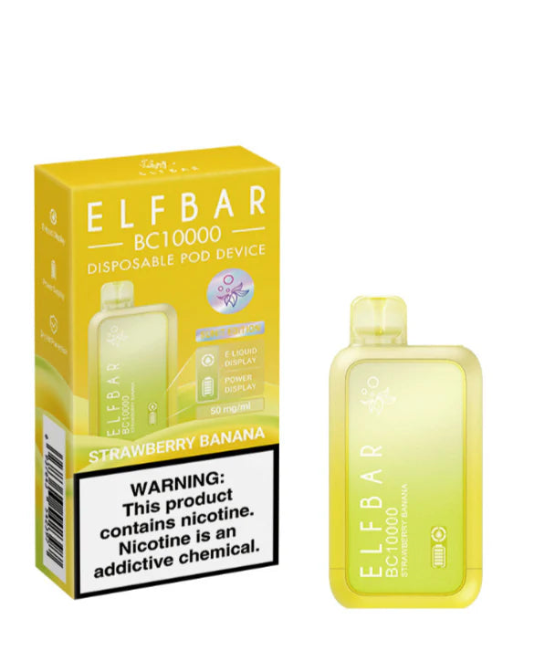 Elf Bar BC10000 Strawberry Banana – 10,000 Puffs | 18mL