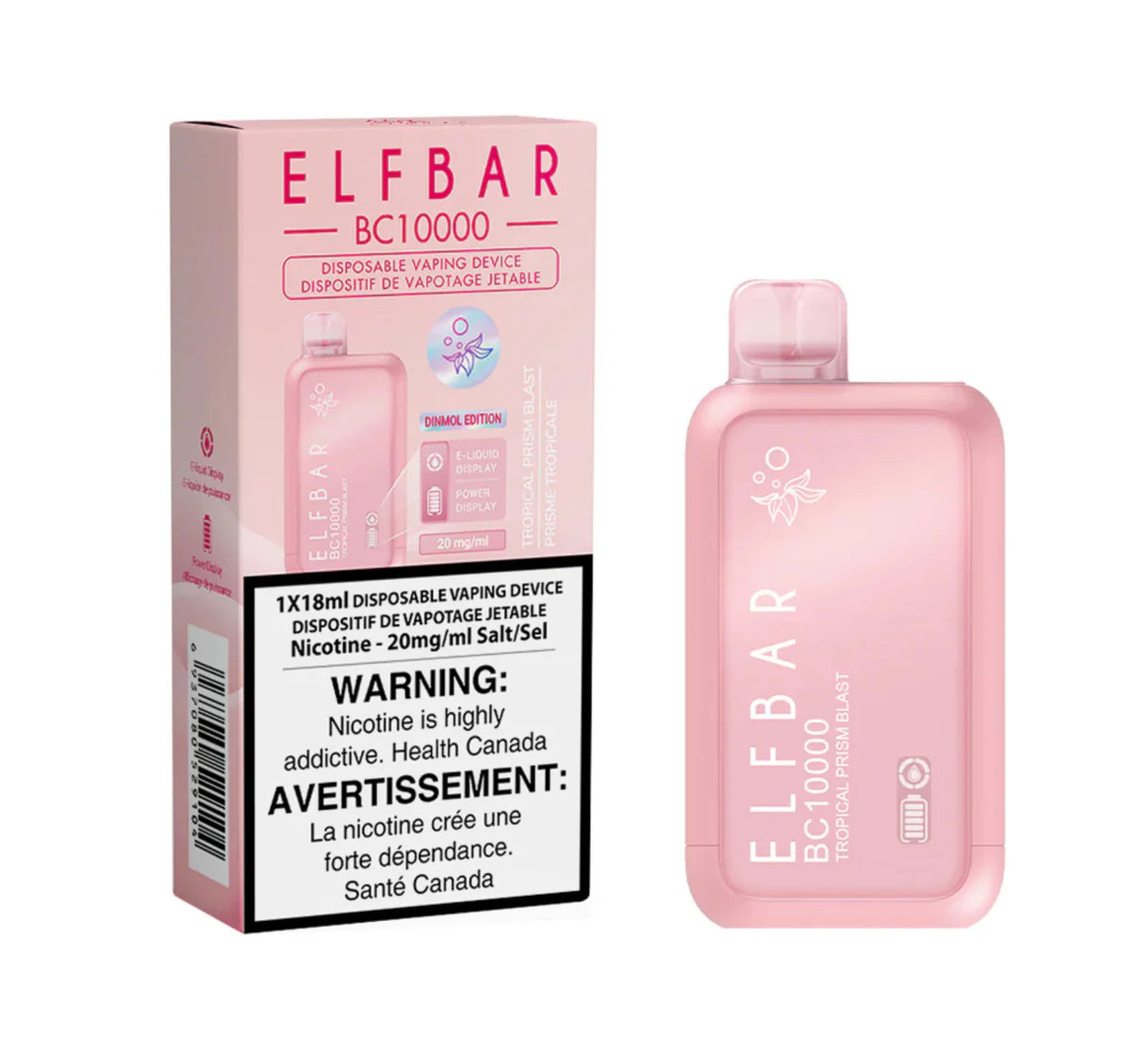 Elf Bar BC10000 Tropical Rainbow Frost – 10,000 Puffs | 18mL