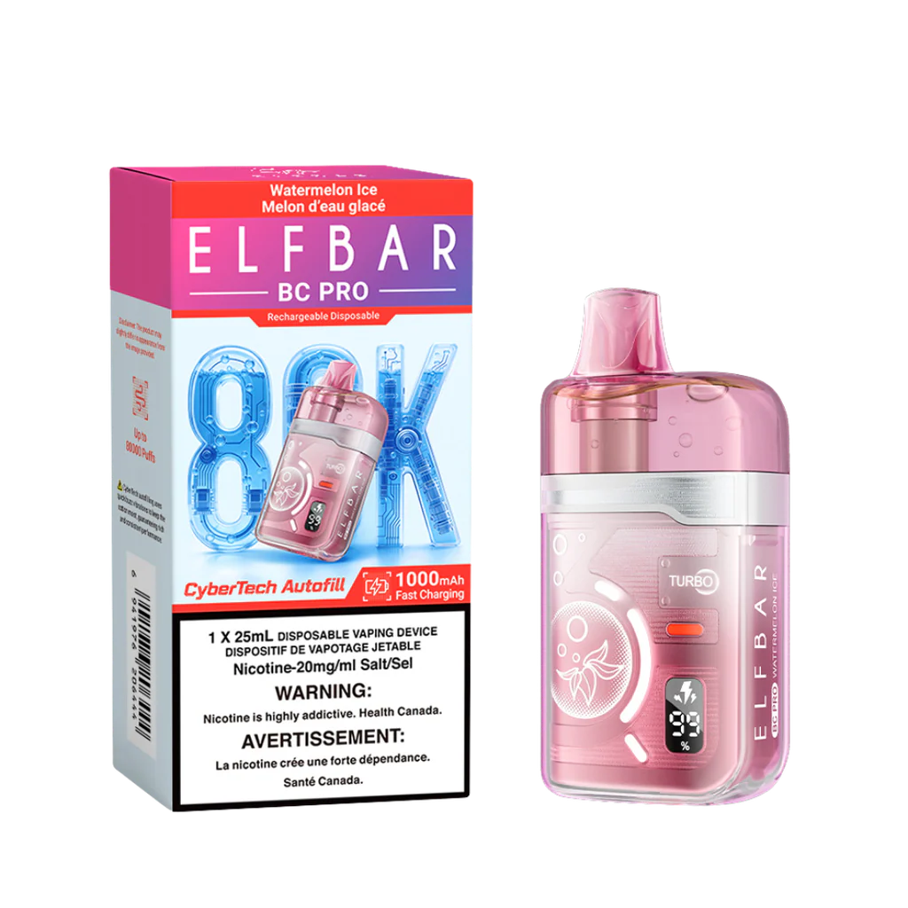 Elf Bar BC Pro 80,000 Puffs Disposable Vape - Watermelon Ice
