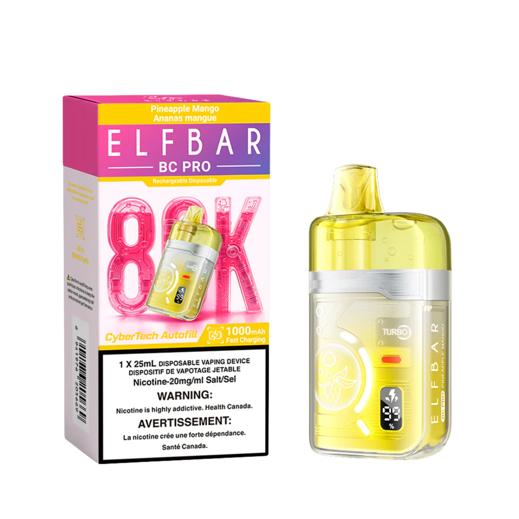 Elf Bar BC Pro 80,000 Puffs Disposable Vape - Pineapple Mango