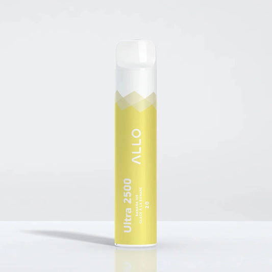 ALLO Ultra 2500 Disposable Vape – Banana Ice | 2500 Puffs | 10mL