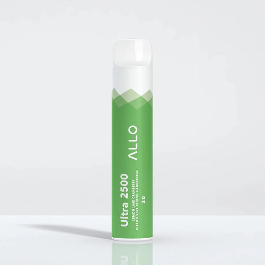 ALLO Ultra 2500 Disposable Vape – Lemon Lime Cranberry | 2500 Puffs | 10mL