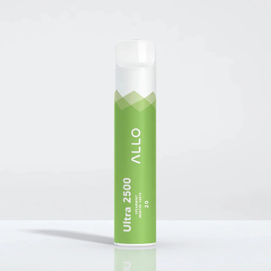 ALLO Ultra 2500 Disposable Vape – Spearmint | 2500 Puffs | 10mL