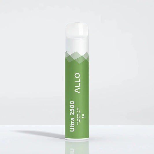 ALLO Ultra 2500 Disposable Vape – Strawberry Kiwi | 2500 Puffs | 10mL