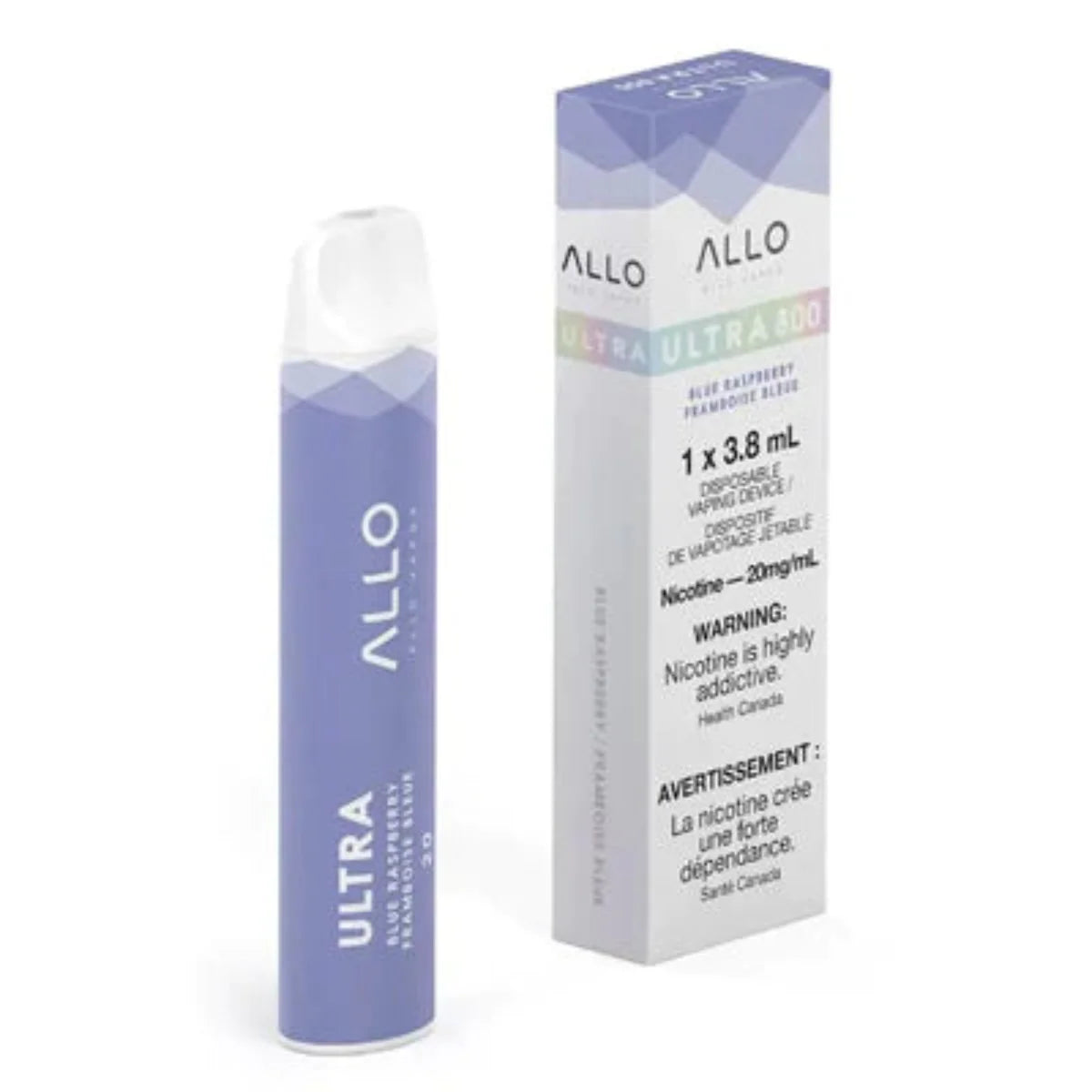 Allo Ultra 800 Disposable Vape – Blue Raspberry | 800 Puffs | 3.8mL
