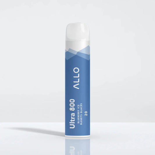 Allo Ultra 800 Disposable Vape – Blueberry Ice | 800 Puffs | 3.8mL