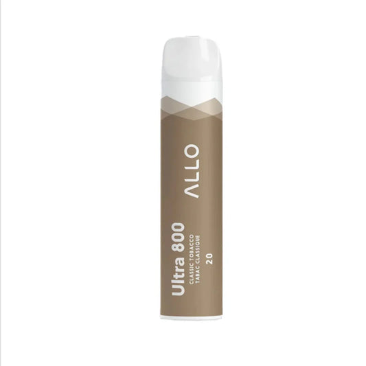 Allo Ultra 800 Disposable Vape – Classic Tobacco | 800 Puffs | 3.8mL