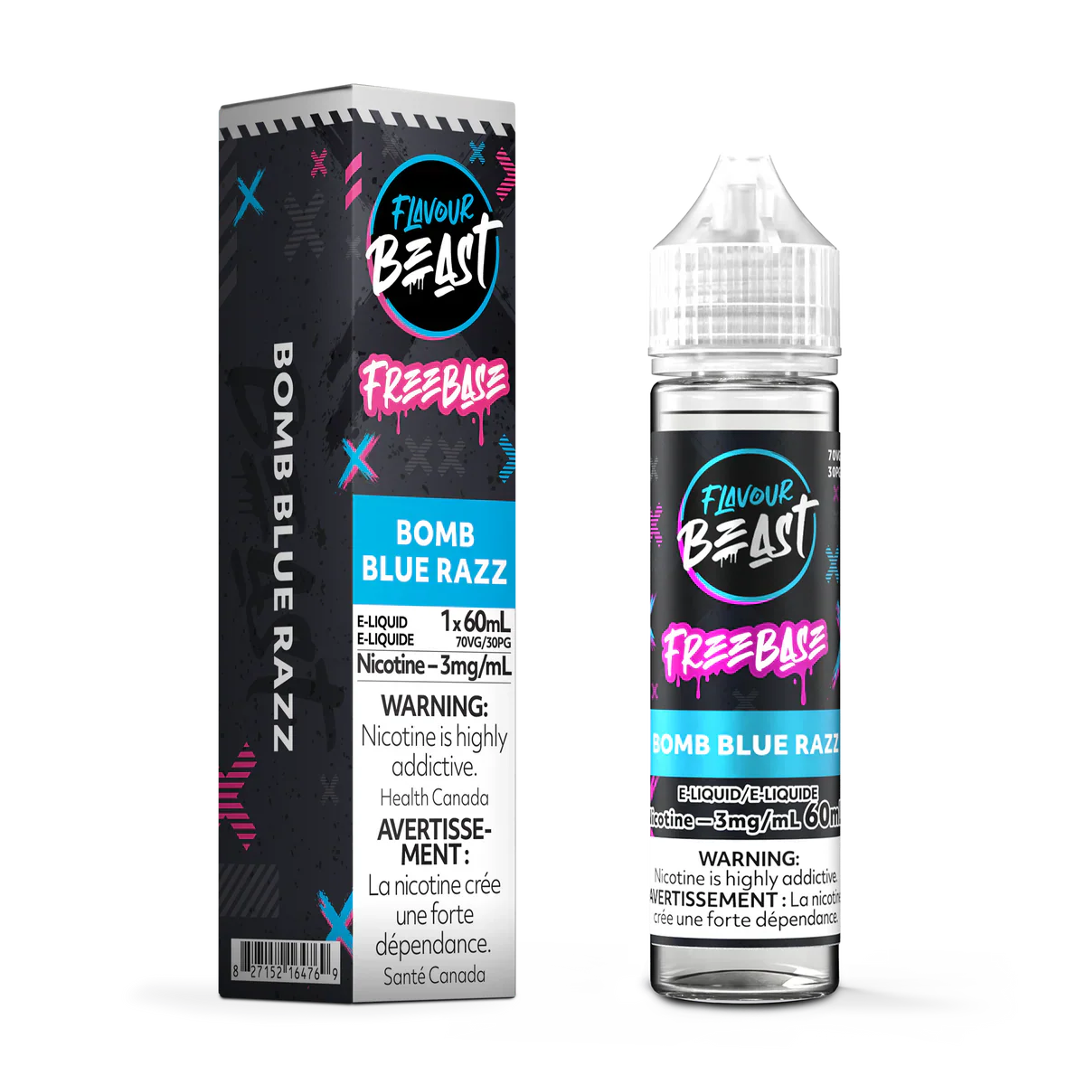 Flavour Beast Freebase 60ml - Bomb Blue Razz