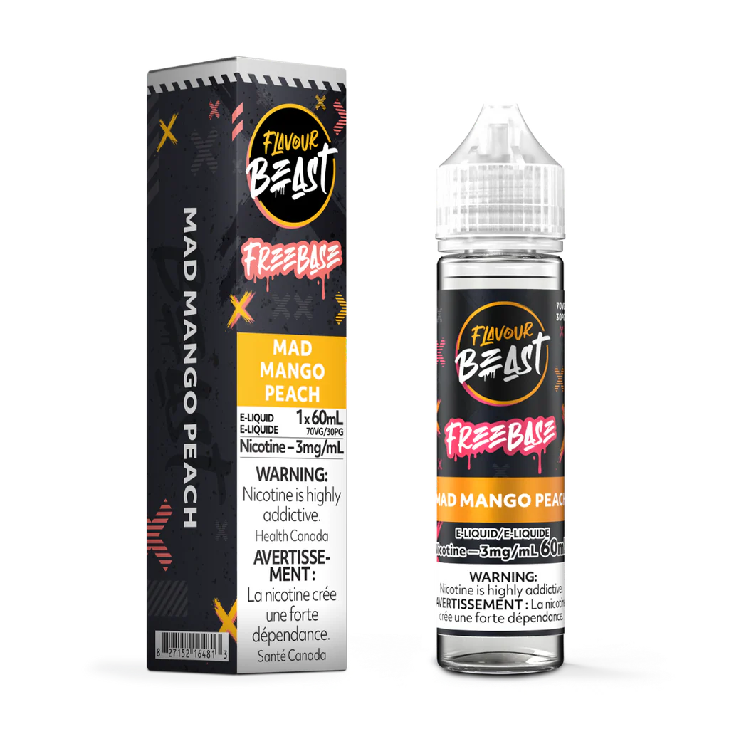 Flavour Beast Freebase 60ml - Mad Mango Peach