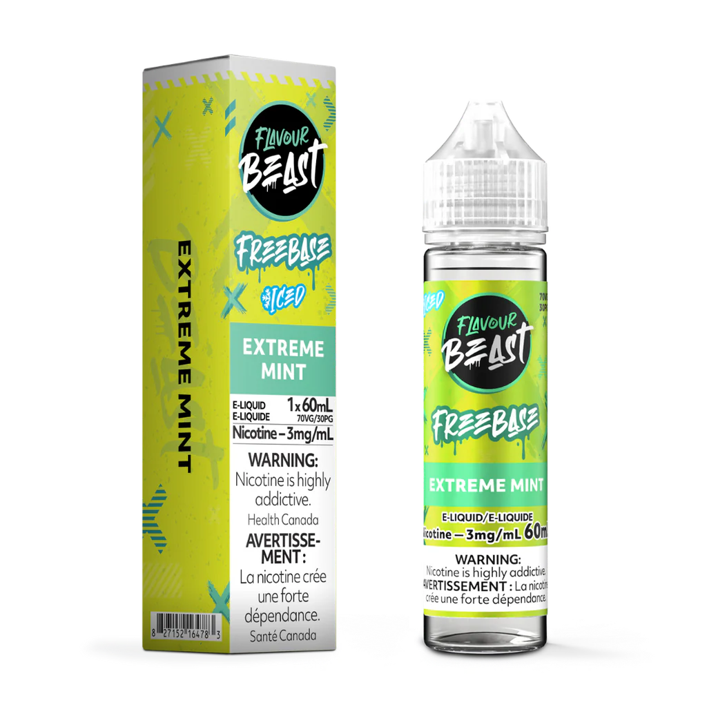 Flavour Beast Freebase 60ml - Extreme Mint (Iced)