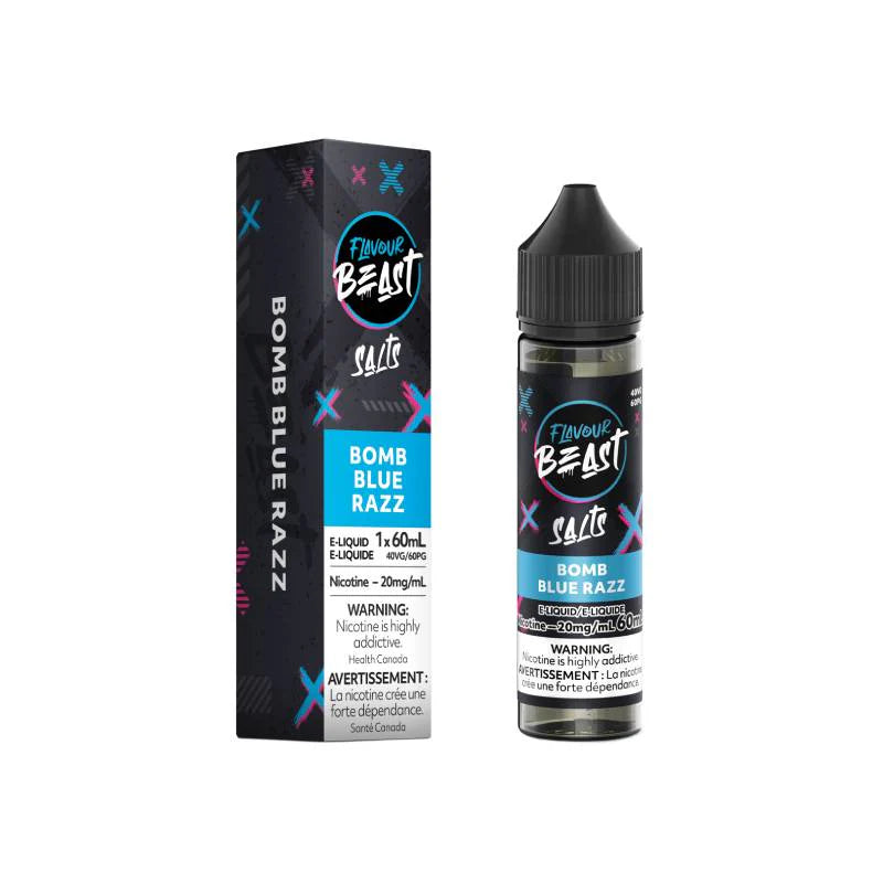 Flavour Beast Salt Nic E-liquid 60ml | Bomb Blue Razz
