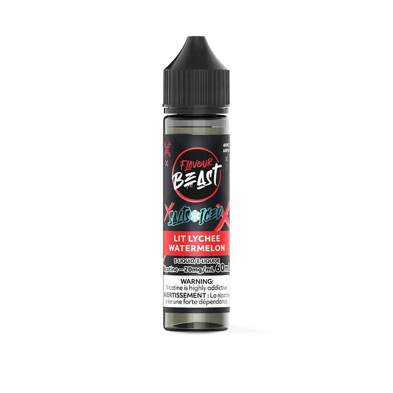 Flavour Beast Salt Nic E-liquid 60ml | Lit Lychee Watermelon