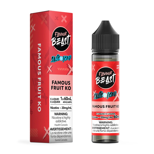 Flavour Beast Salt Nic E-liquid 60ml | Famous Fruit Ko Iced