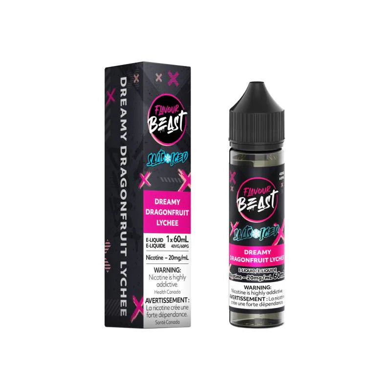 Flavour Beast Salt Nic E-liquid 60ml | Dreamy Dragonfruit Lychee Iced