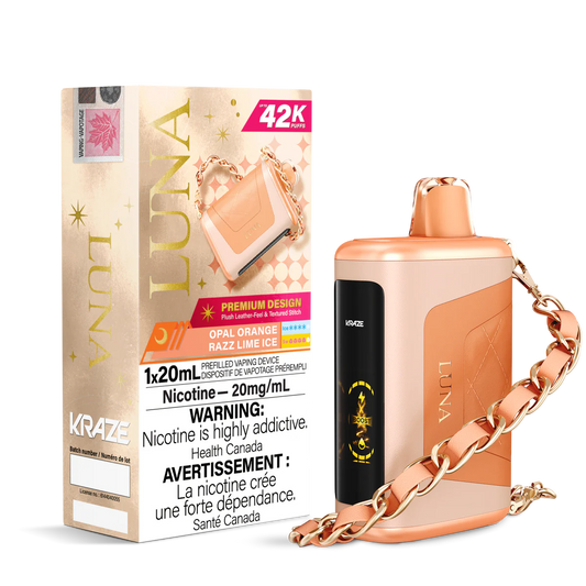 Kraze Luna 42K Opal Orange Razz Lime Ice – 42,000 Puffs | 20mL