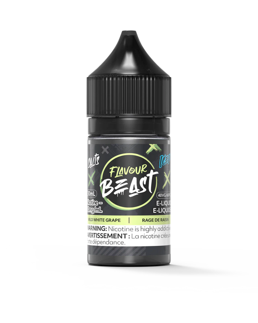 FLAVOUR BEAST E-LIQUID 30ML - WILD WHITE GRAPE ICED