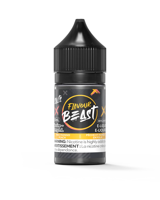 FLAVOUR BEAST E-LIQUID 30ML - MAD MANGO PEACH