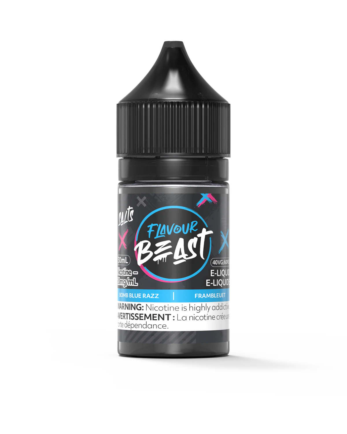 FLAVOUR BEAST E-LIQUID 30ML- BOMB BLUE RAZZ