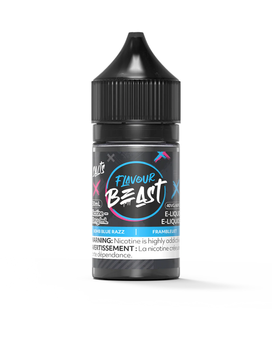 FLAVOUR BEAST E-LIQUID 30ML- BOMB BLUE RAZZ